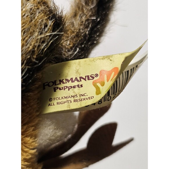Folkmanis Mini Robin Finger Puppet 3" Collectible Small Fabric Trinket - Picture 3 of 3